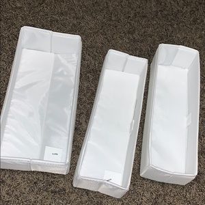 3 pack of drawer organizers